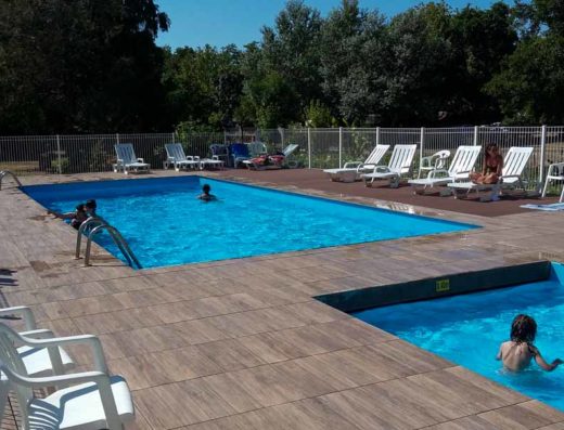 Camping Landes | piscine chauffée pataugeoire